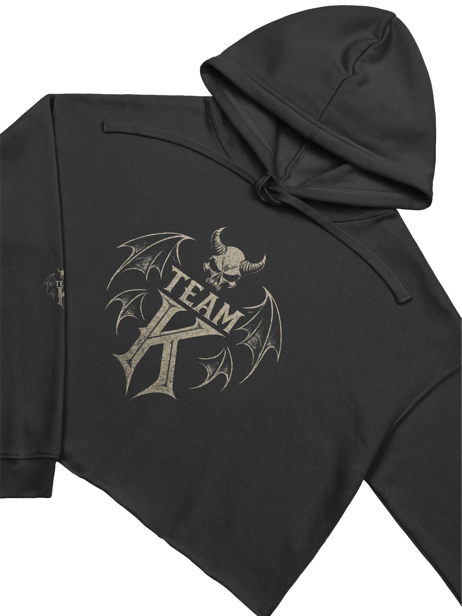 Team K V-3 Crop Hoodie product image (3)