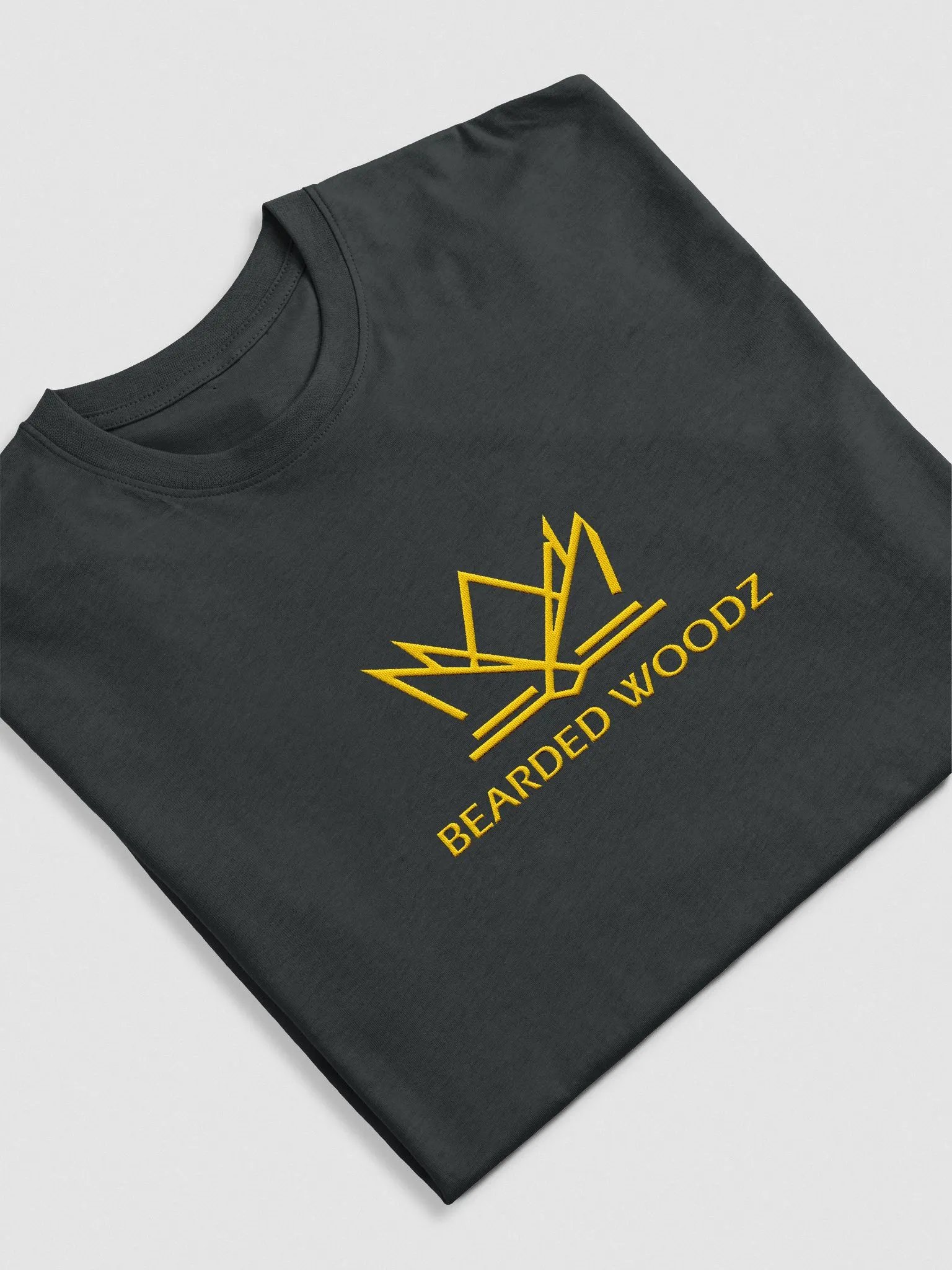 Men's Classic Bearded Woodz T-Shirt (Gold Embroidery) product image (3)