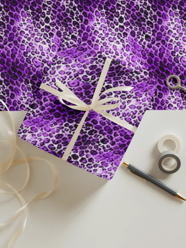 Purple Leopard Pattern Paper product image (4)