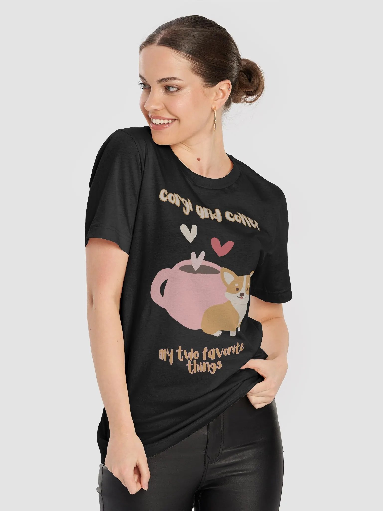 Corgi & Coffee Love T-Shirt product image (8)