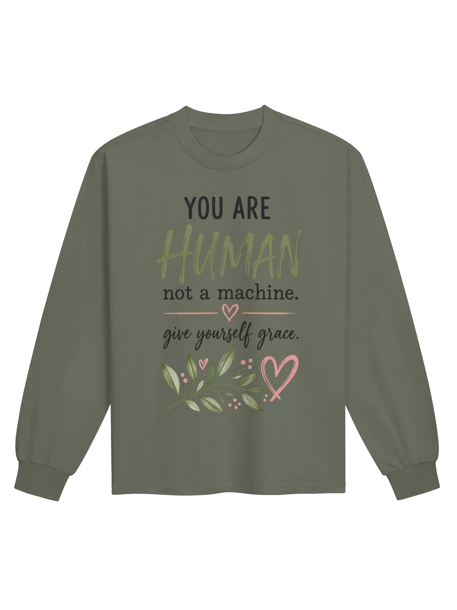 You Are Human, Not a Machine Long Sleeve product image (1)