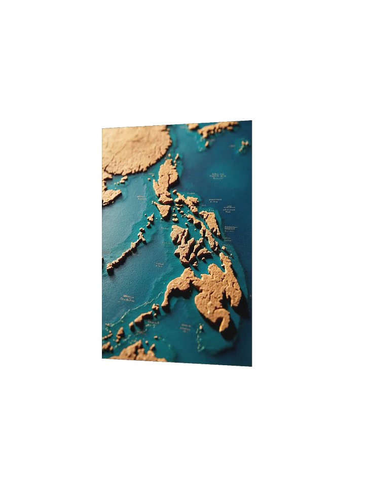 The Philippines (1734): 3D Shaded Relief Archipelago (Murillo Velarde Edition) product image (11)