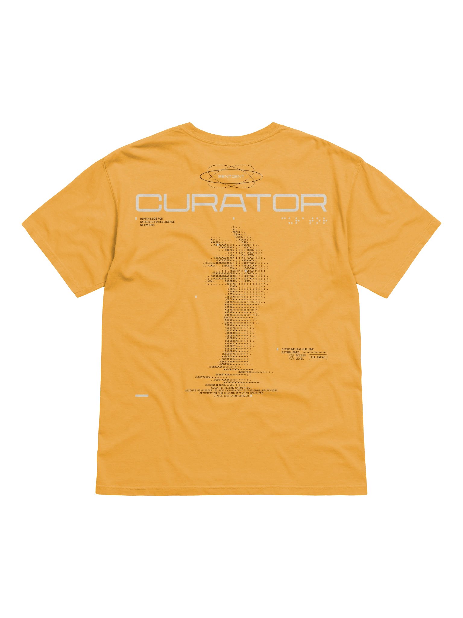 CBTX Curator Tee - Solar Yellow product image (4)