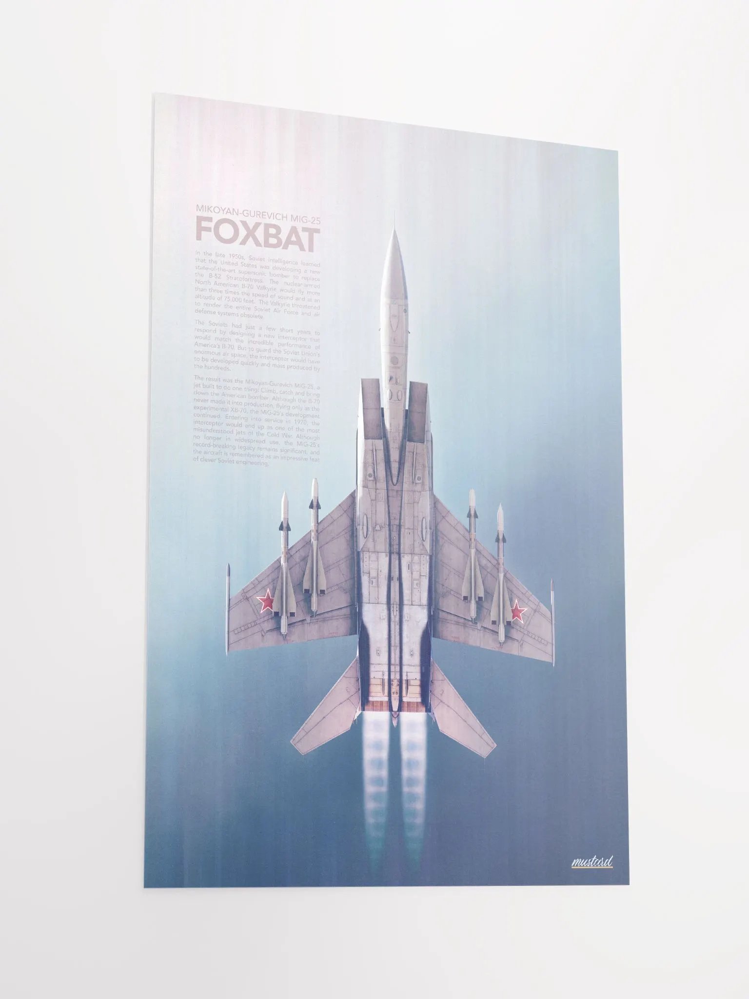 MiG-25 Foxbat Poster product image (3)