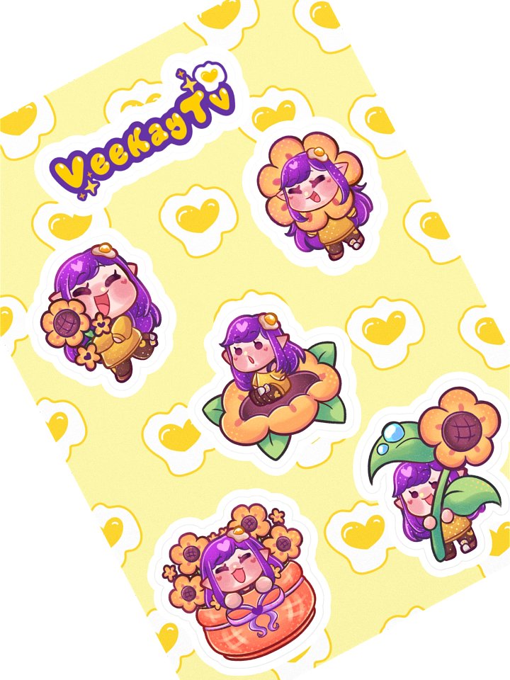 Sunshin Veekay Sticker Sheet product image (1)