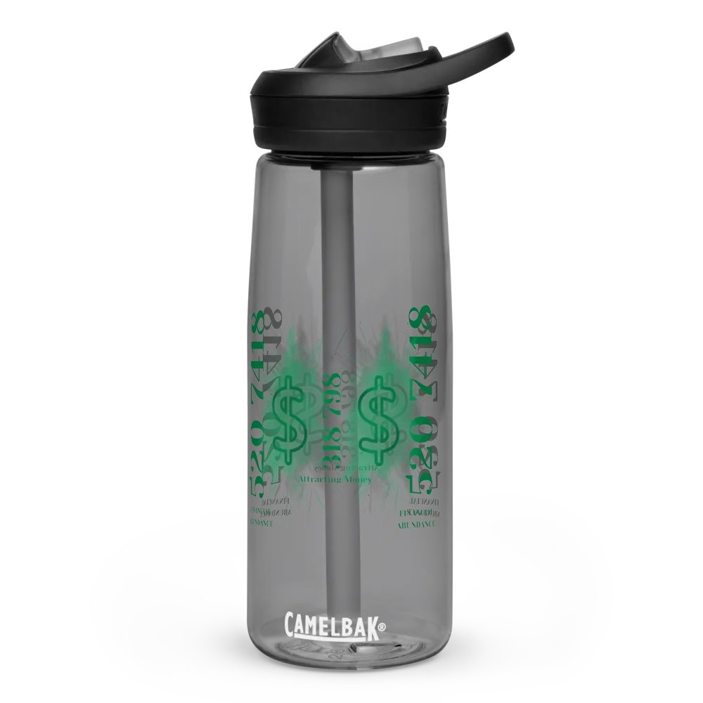 Bio-Energy Wealth & Abundance Affirmation Water Bottle product image (1)