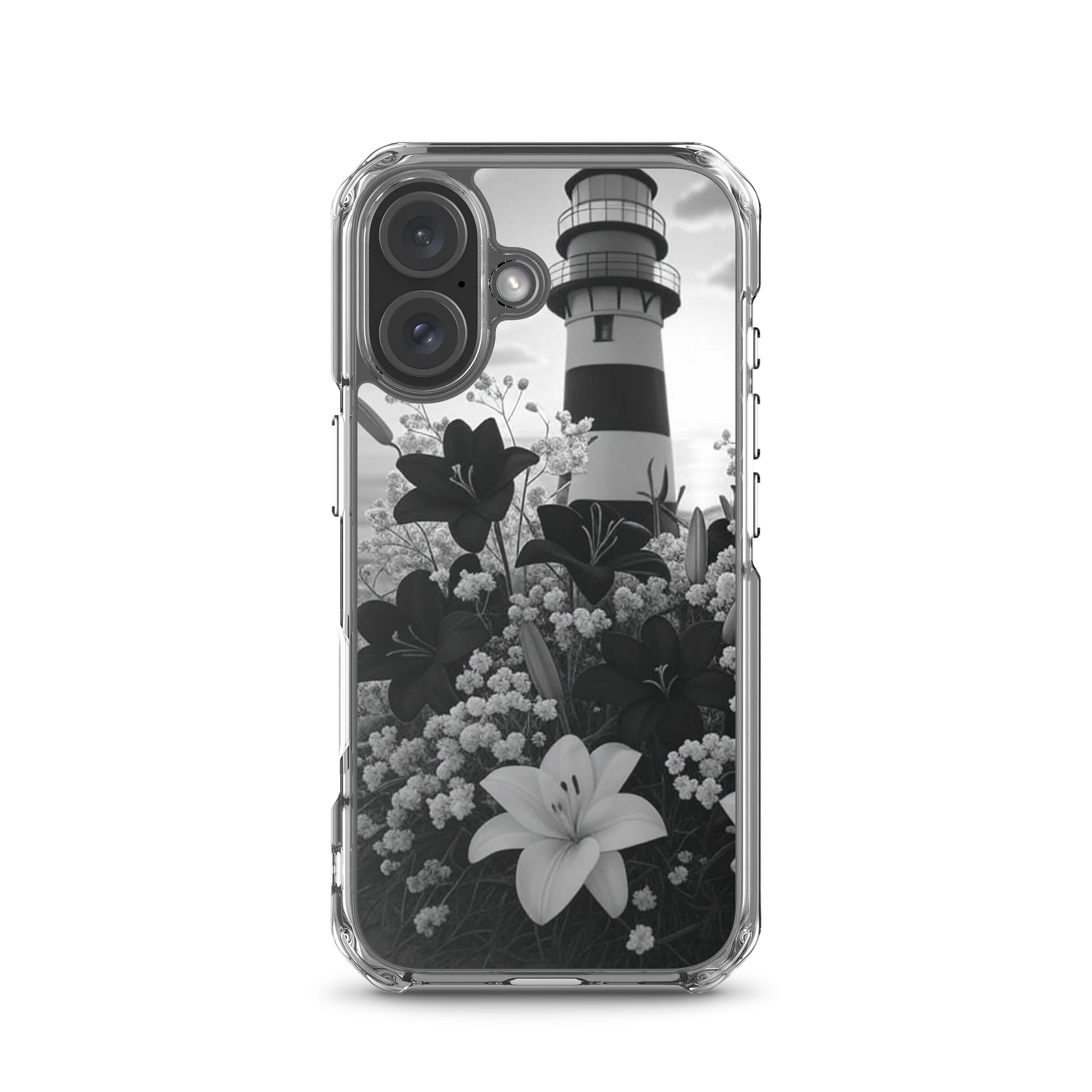 Ash's Lighthouse Blooms - iPhone® MagSafe® Clear Case product image (1)