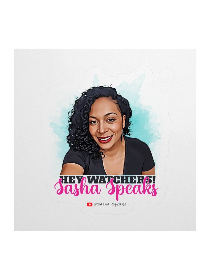 Sasha Speaks Vinyl Stickers product image (1)