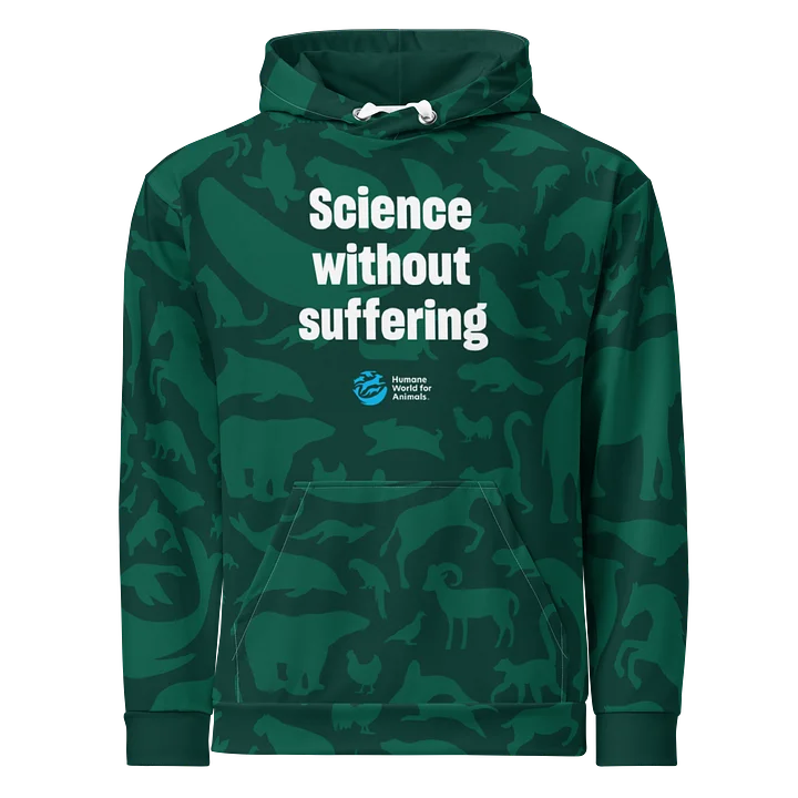 Science without suffering hoodie - Green product image (1)