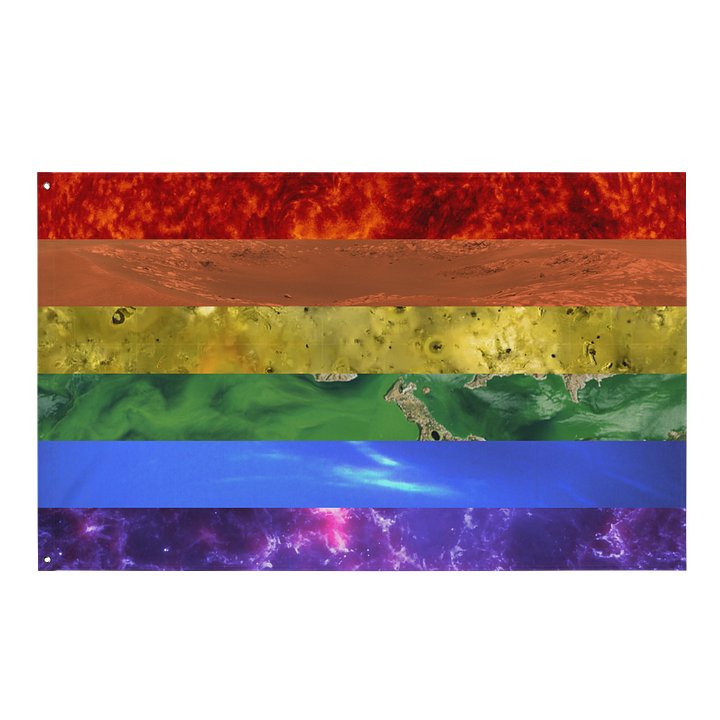 Space Classic Pride Flag product image (1)