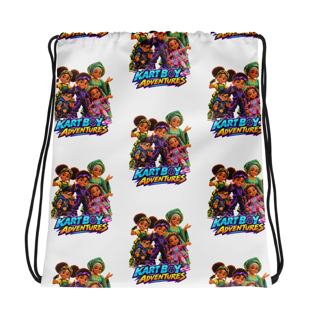 KART BOY Adventures All-Over Print Drawstring Bag product image (1)