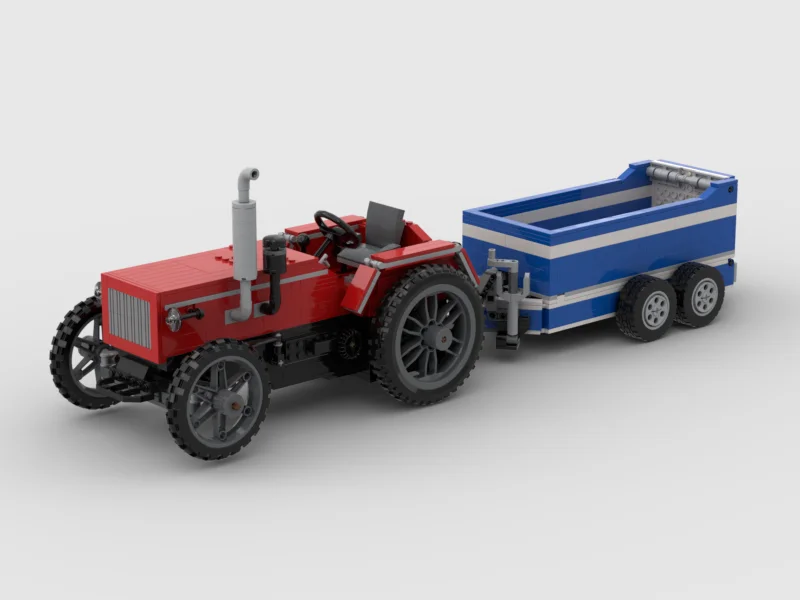 Dump Trailer for Working Tractor MOC Instructions product image (9)