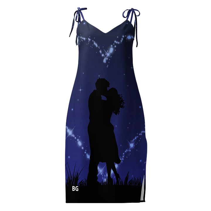 'You Need To Find Some New' All-Over Print Slip Dress product image (2)
