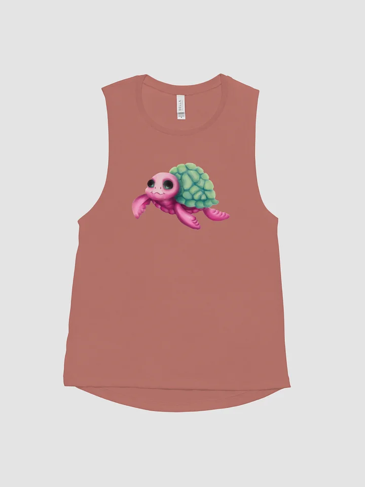 Sea Turtle Cutie Women's Flowy Muscle Tank product image (1)