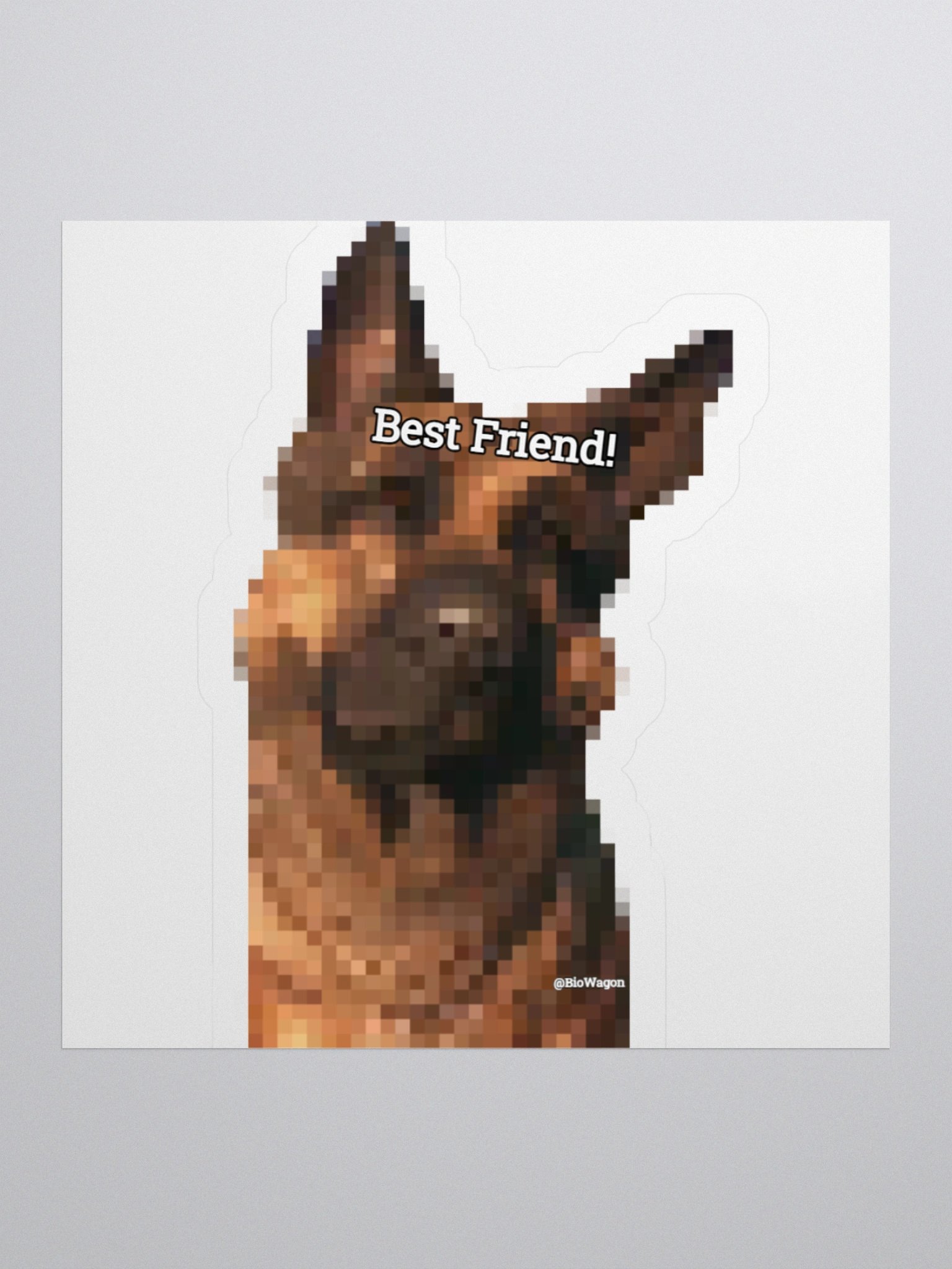 "Best Friend" Sticker product image (2)
