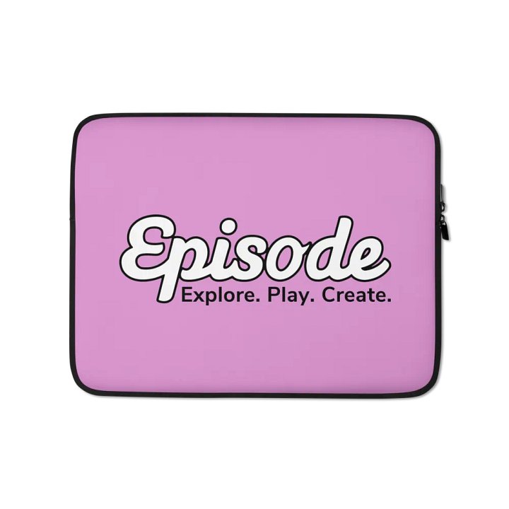 Episode Laptop Sleeve Pink With Logo product image (1)