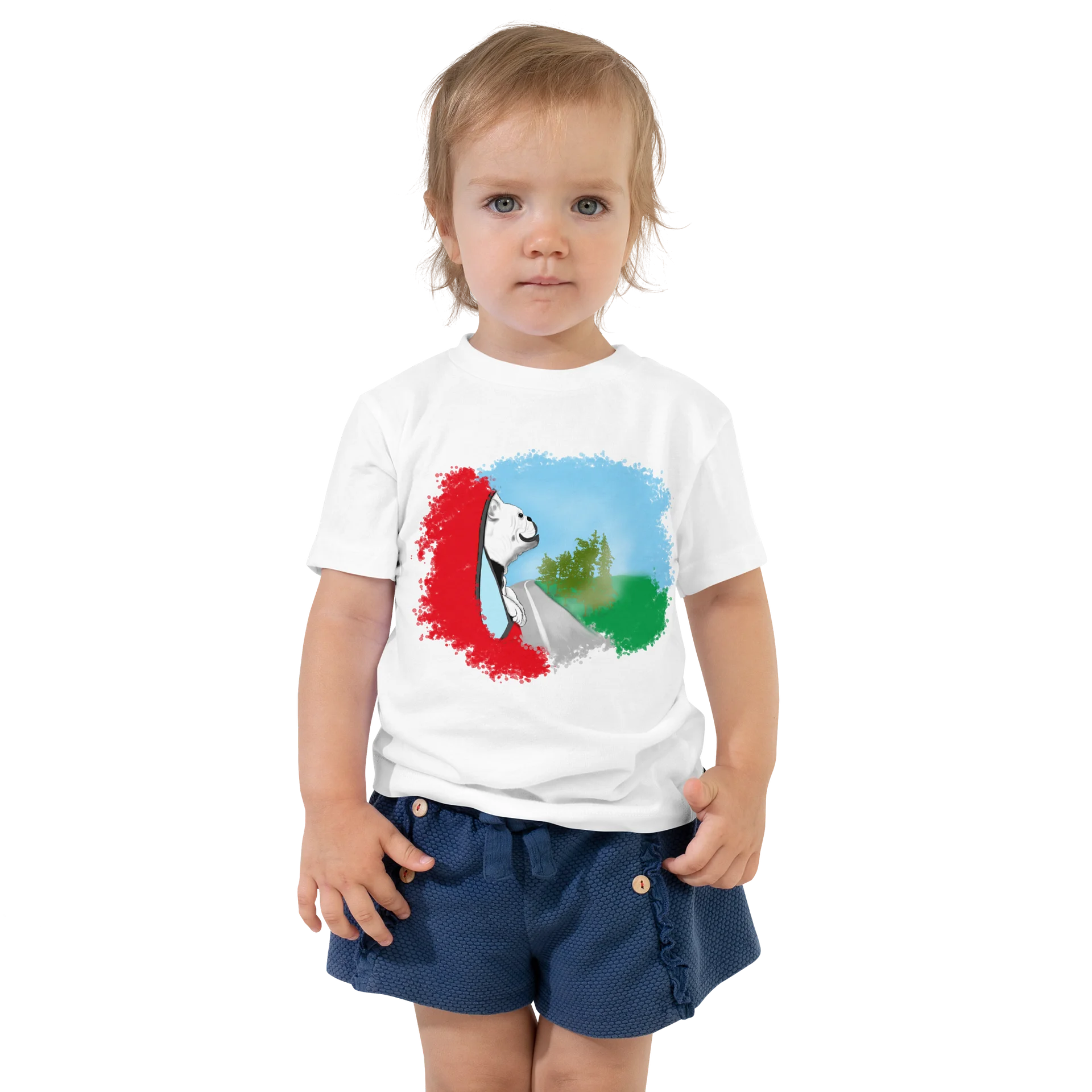 Dog (looking out car window) , Toddler T-Shirt - Bella+Canvas product image (2)