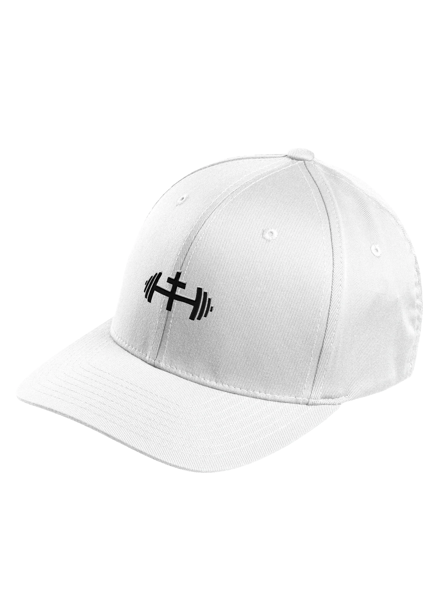 His House Flexfit Structured Fitted Cap - White by His House