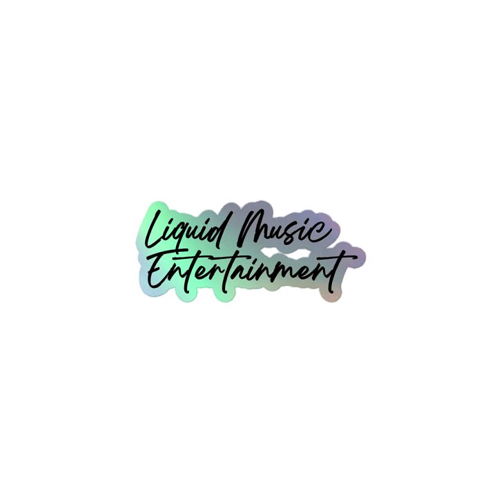 Holo Graphic Sticker Liquid Music Entertainment product image (1)