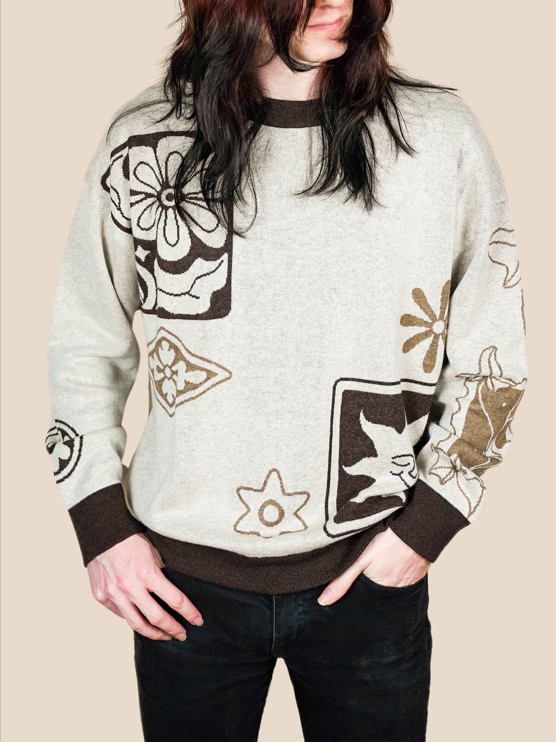 Botanist's Patchwork Sweater product image (1)