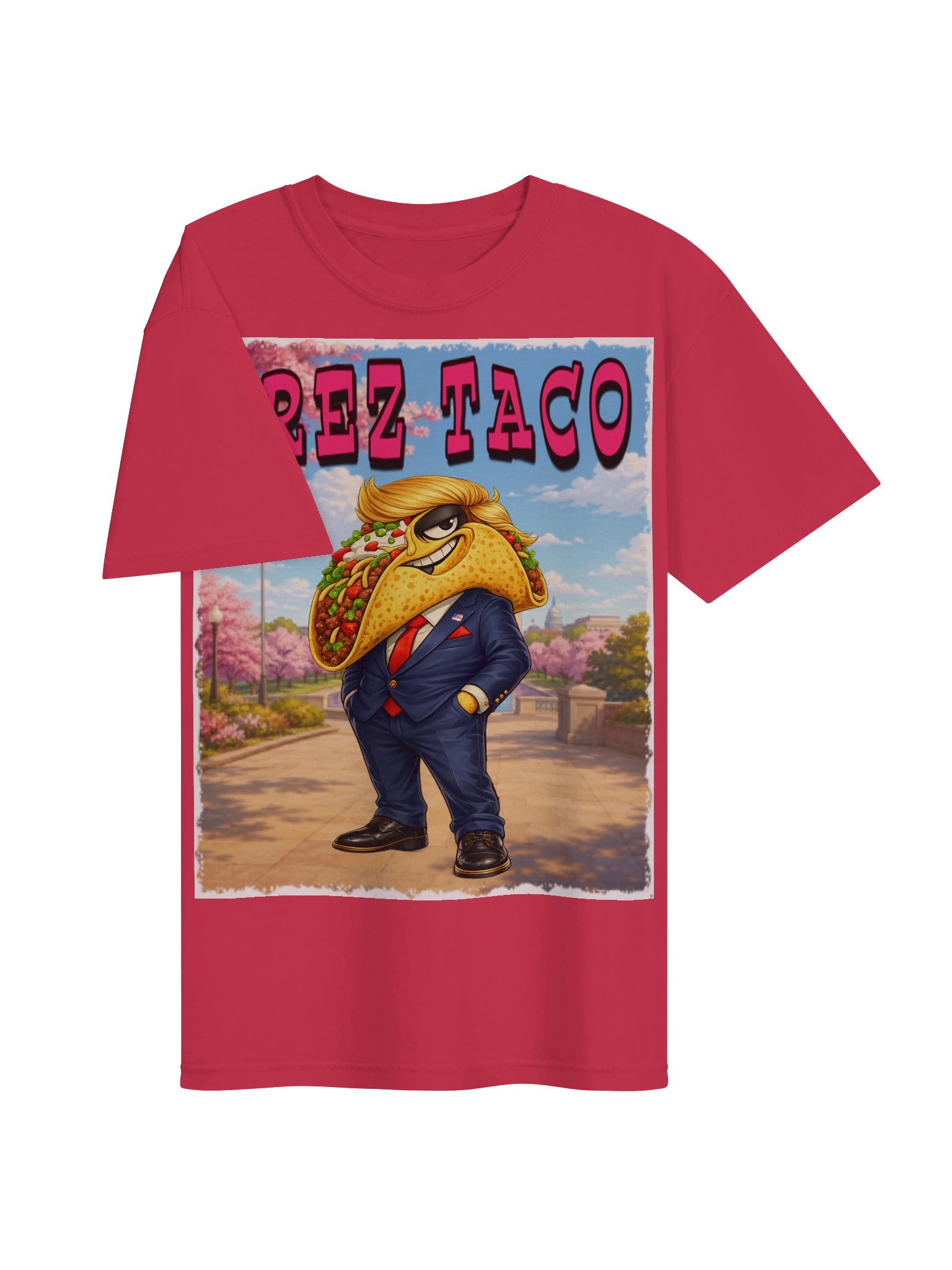 PREZ TACO Cartoon Political Taco Tee The Taco Family product image (35)