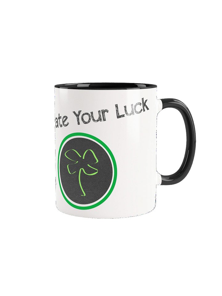 Create Your Luck Black Mug product image (1)