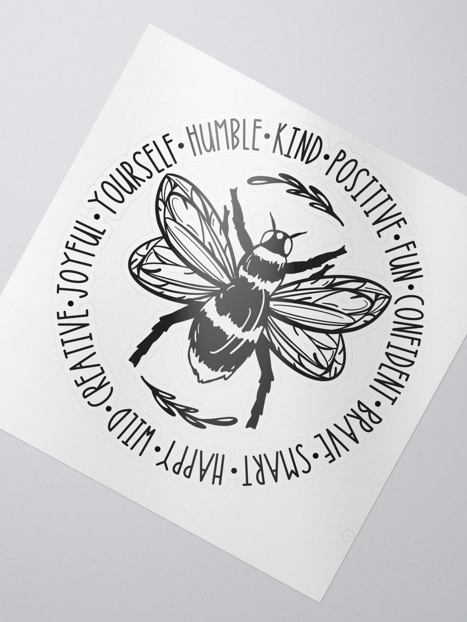 Bee humble stickers product image (2)
