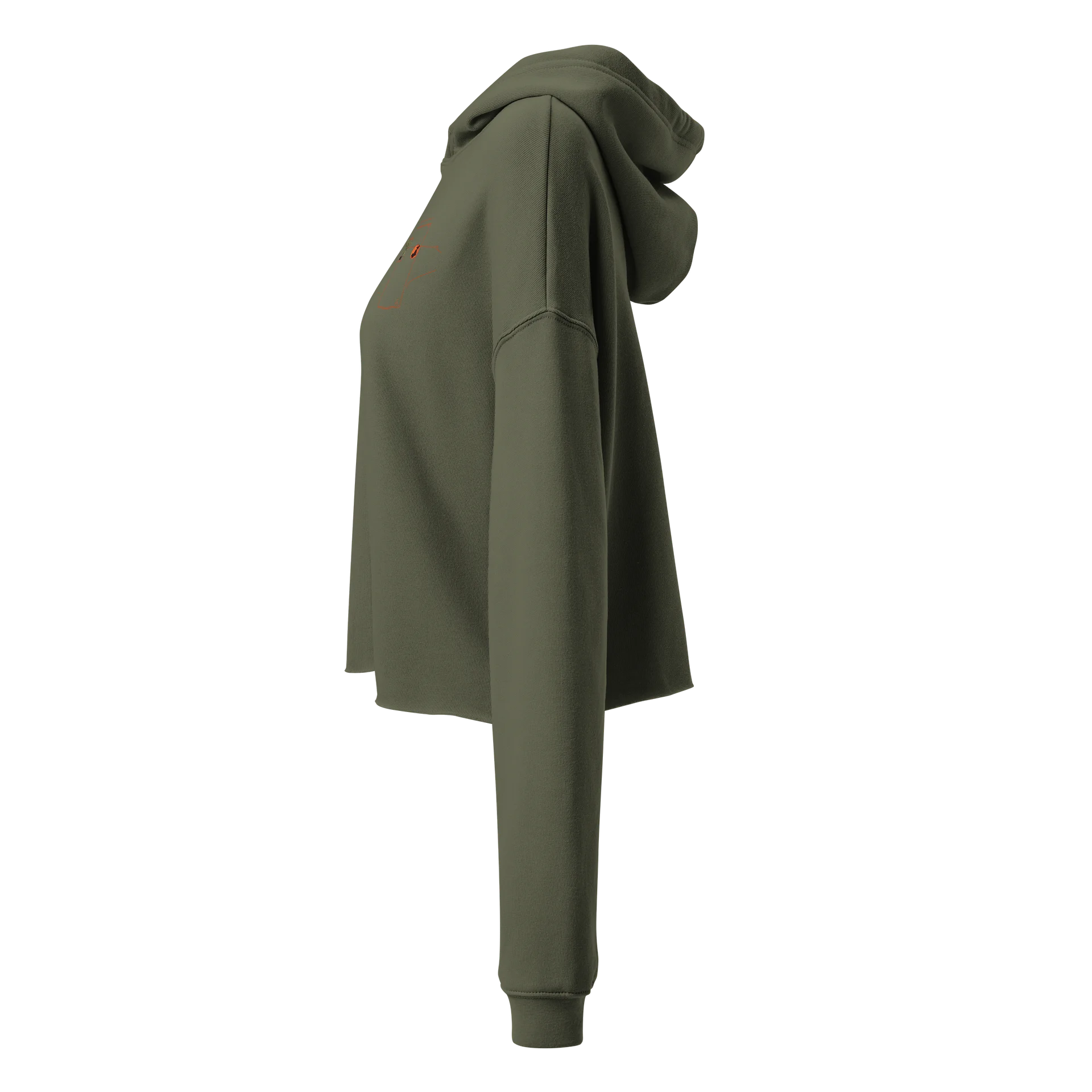 Women’s Crop Hoodie – Minimal product image (3)