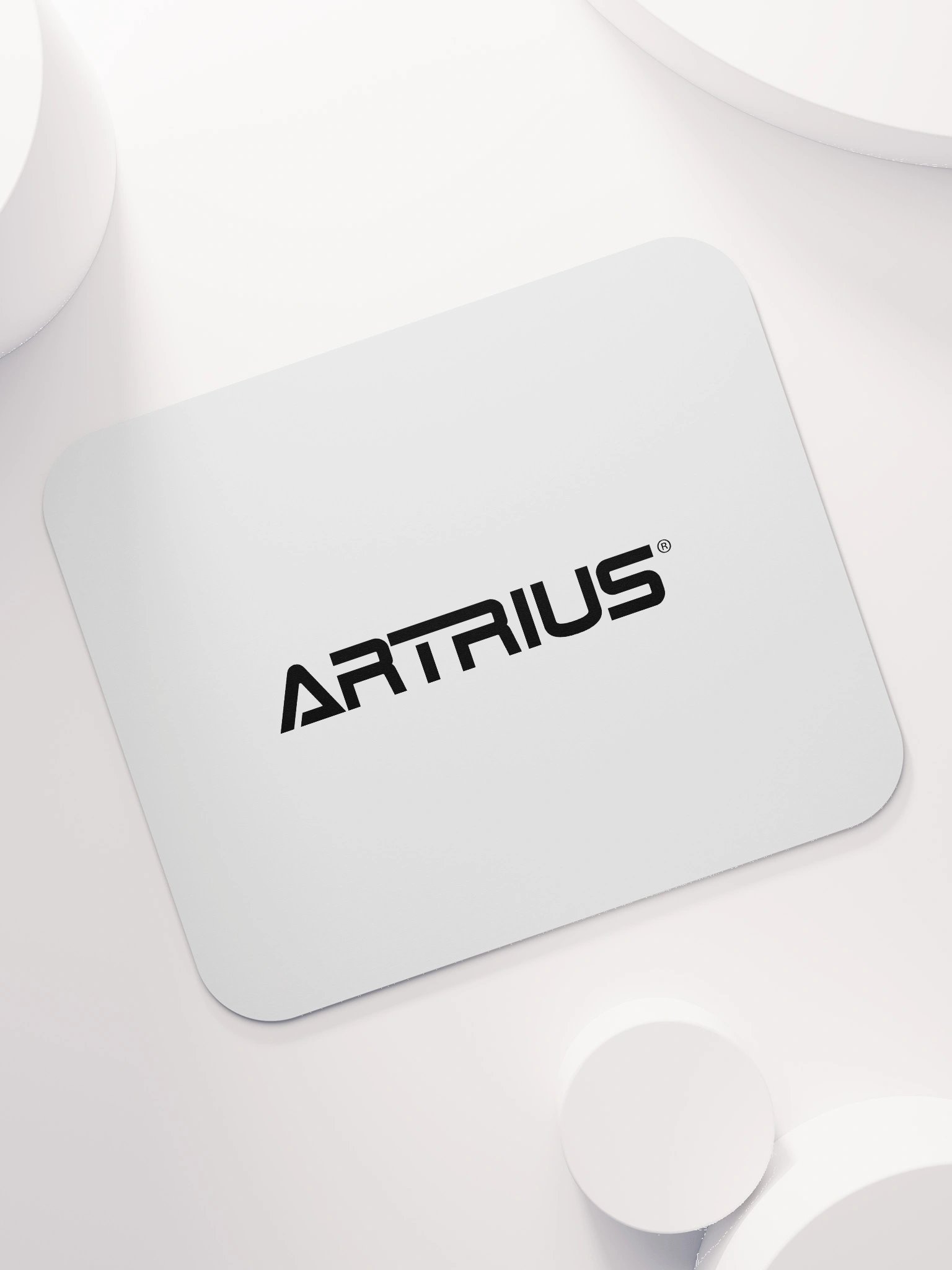 ARTRIUS Logo Mouse Pad – White product image (7)