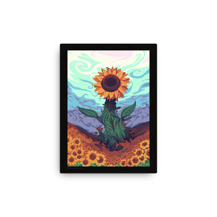 Sunflower Hills Pixel Art Canvas Print product image (2)