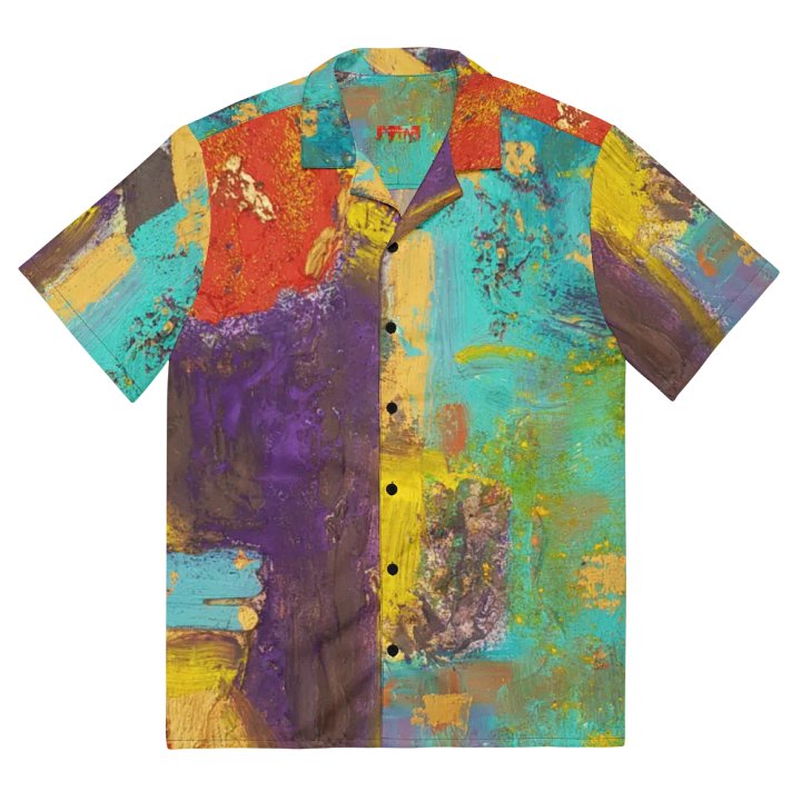 original painting by b.reters, printed on Hawaian shirt product image (2)