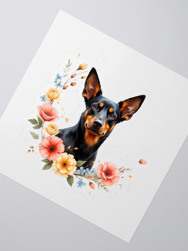 Potcake Floral Sticker product image (2)