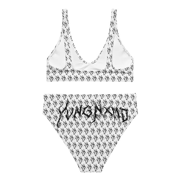 YN Checker Print High Waisted Bikini Set product image (2)