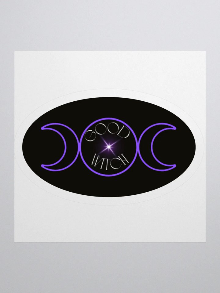 Good Witch Sticker (oval) product image (1)