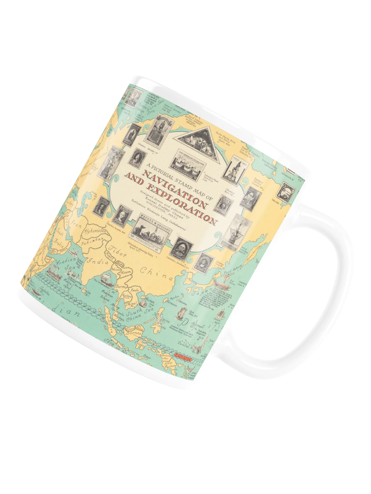 Navigation & Exploration Map Mug product image (6)