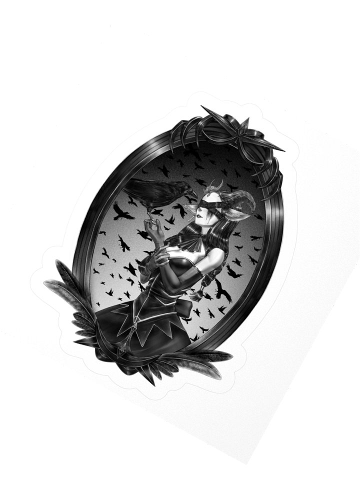 Gothic Omonora Portrait Sticker product image (6)