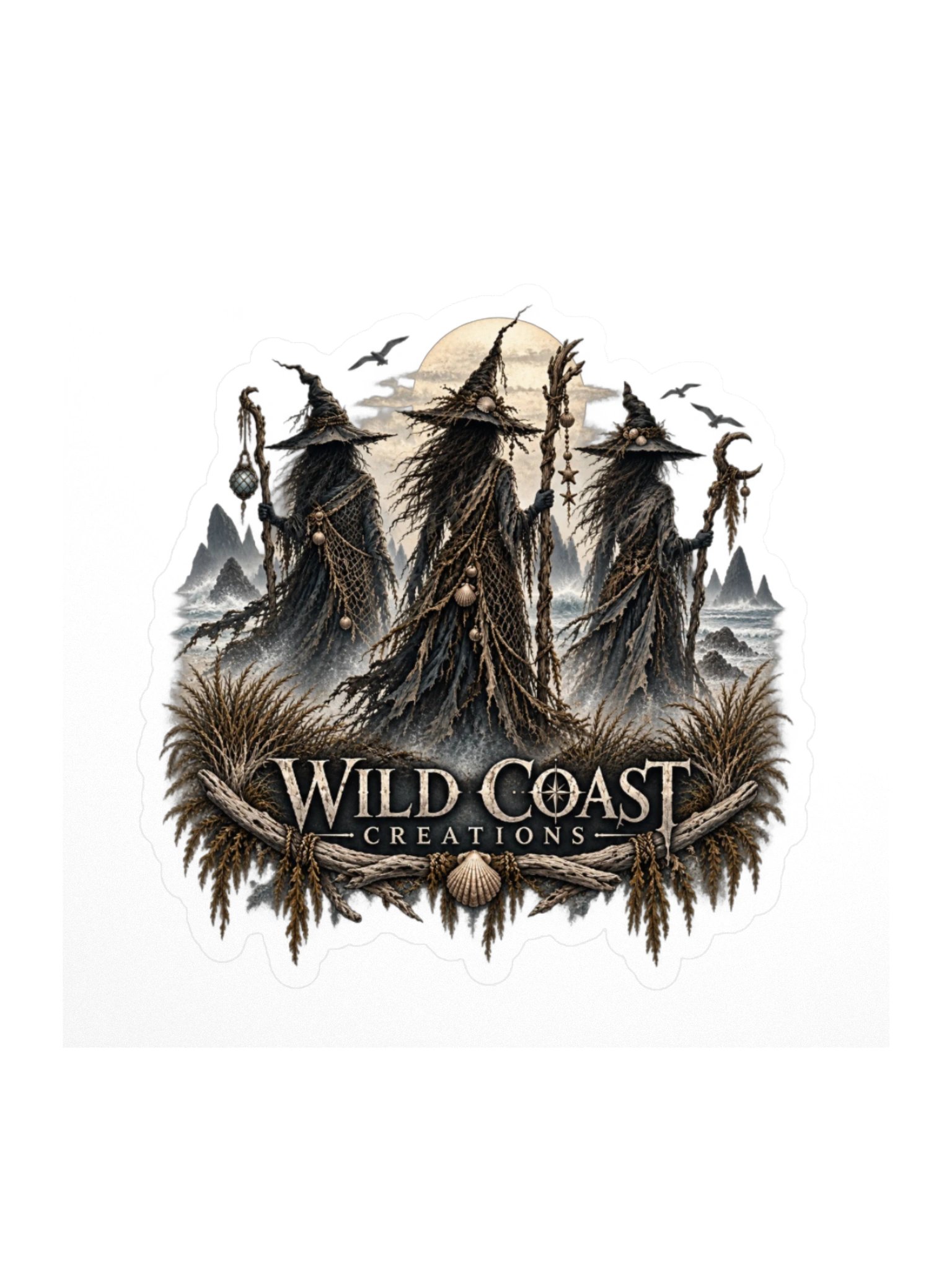 Wild Coast Witches Sticker product image (1)