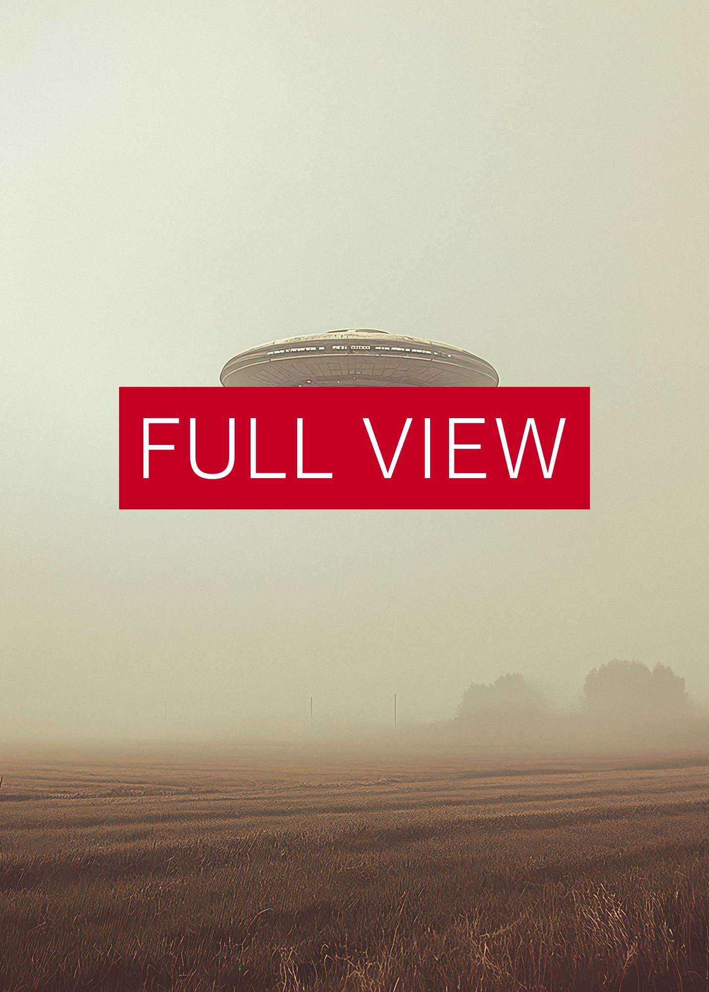 The Truth is Out There / The X-Files photo of UFO — sci-fi poster, movie art, I want to believe poster, space print, aliens wall decor product image (3)