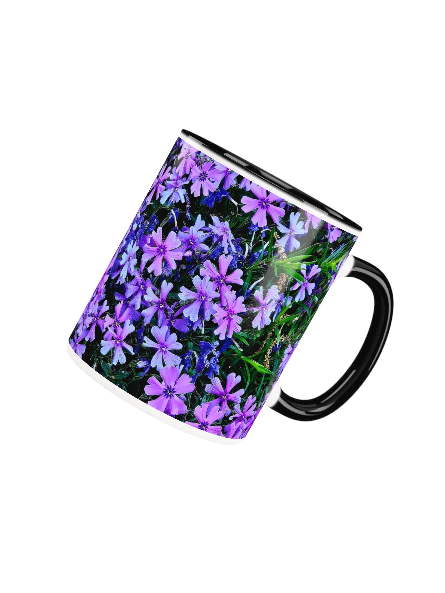 Purple Phlox 2-tone Ceramic Mug product image (21)