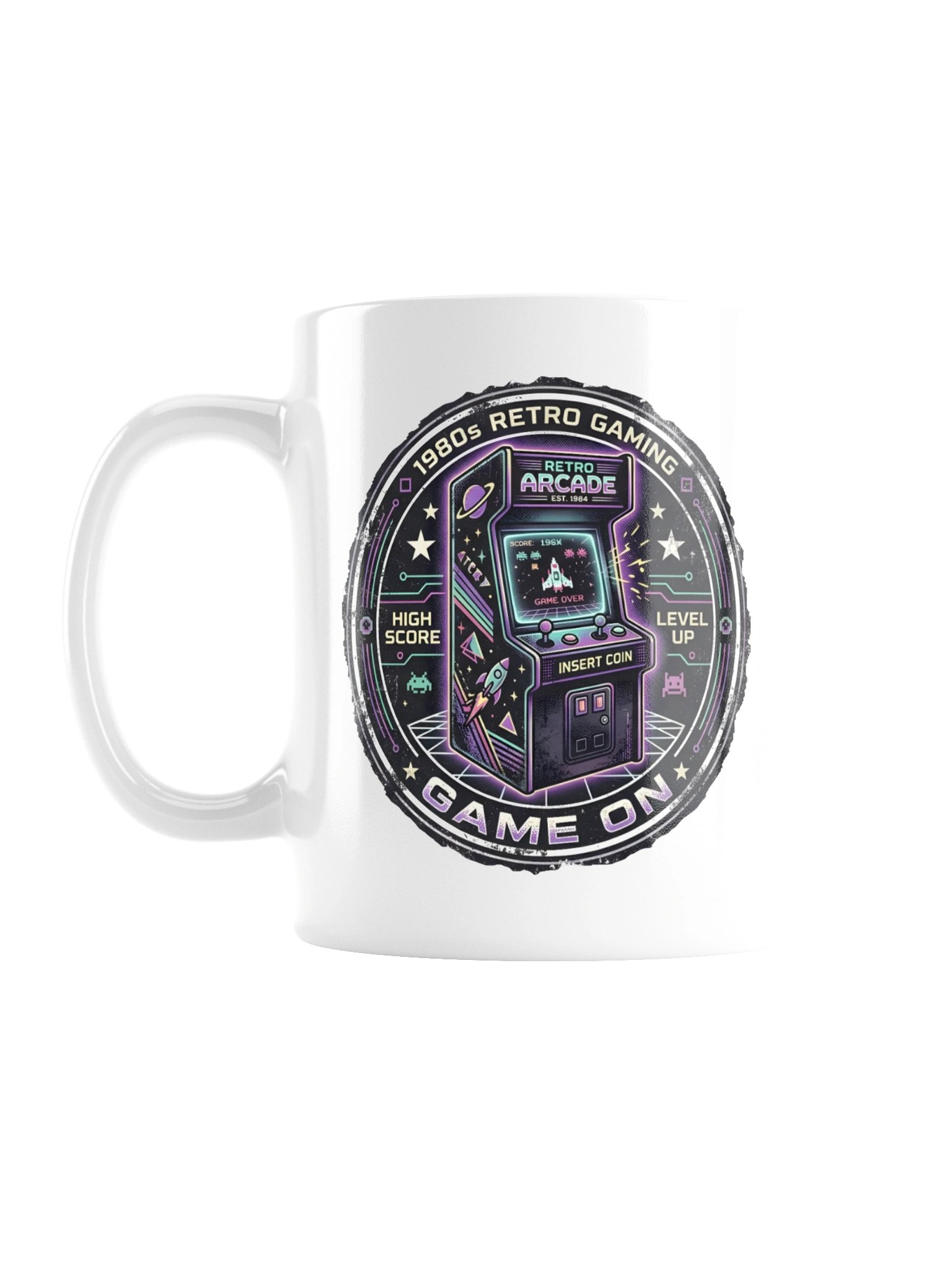 Retro Arcade 1984 Gamer Mug product image (1)