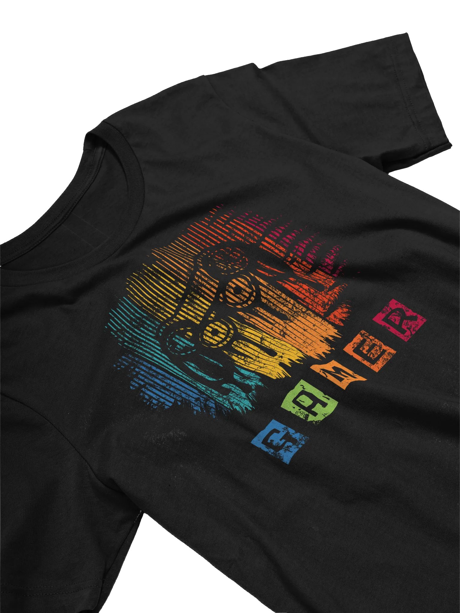 Retro Dripping Gamepad T-Shirt – Vintage 90s Gamer Style for Console & Arcade Fans product image (33)