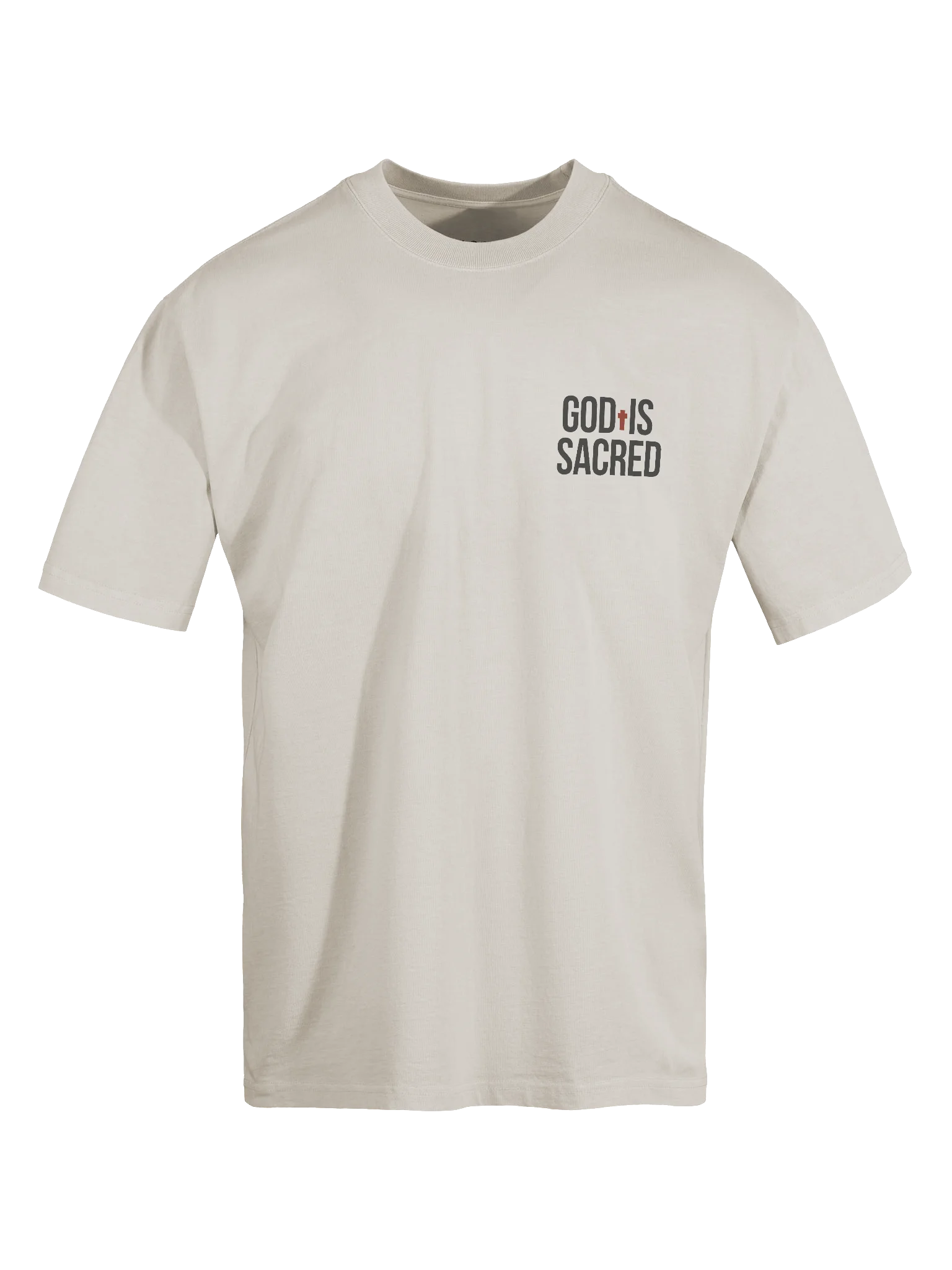 GOD IS SACRED OVERSIZE TEE (Light) product image (6)