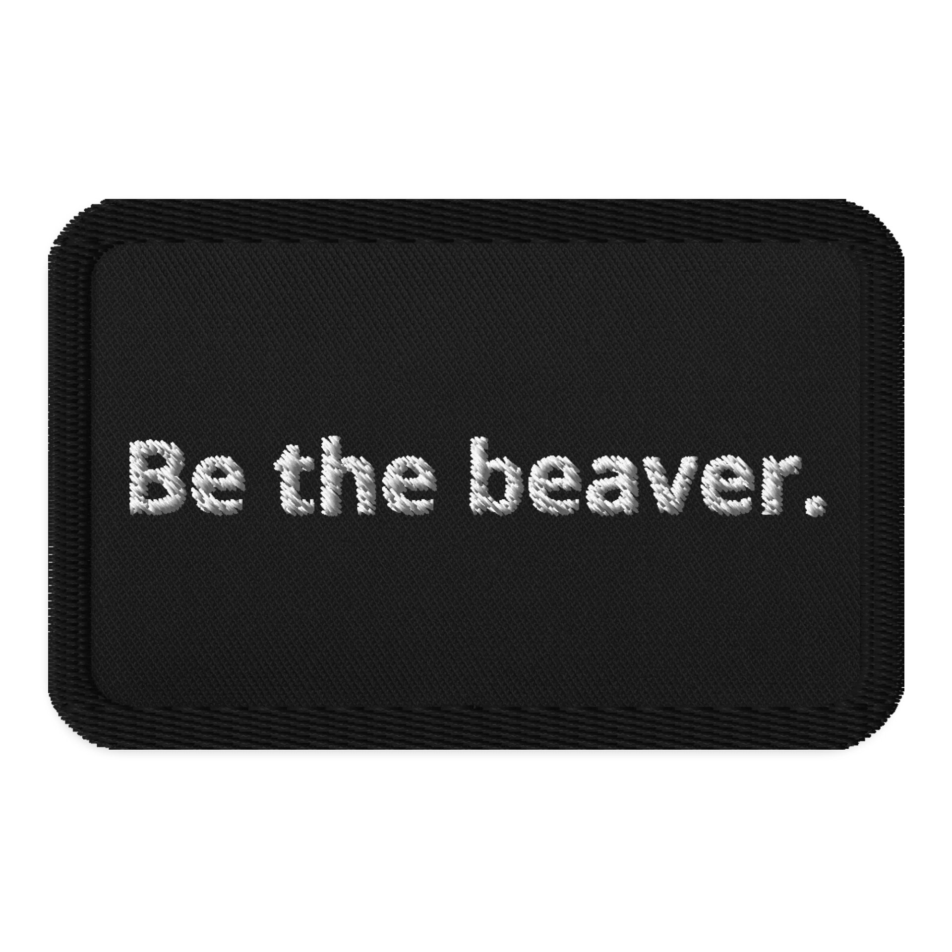Sandstone & Stick - Be the beaver patch product image (1)