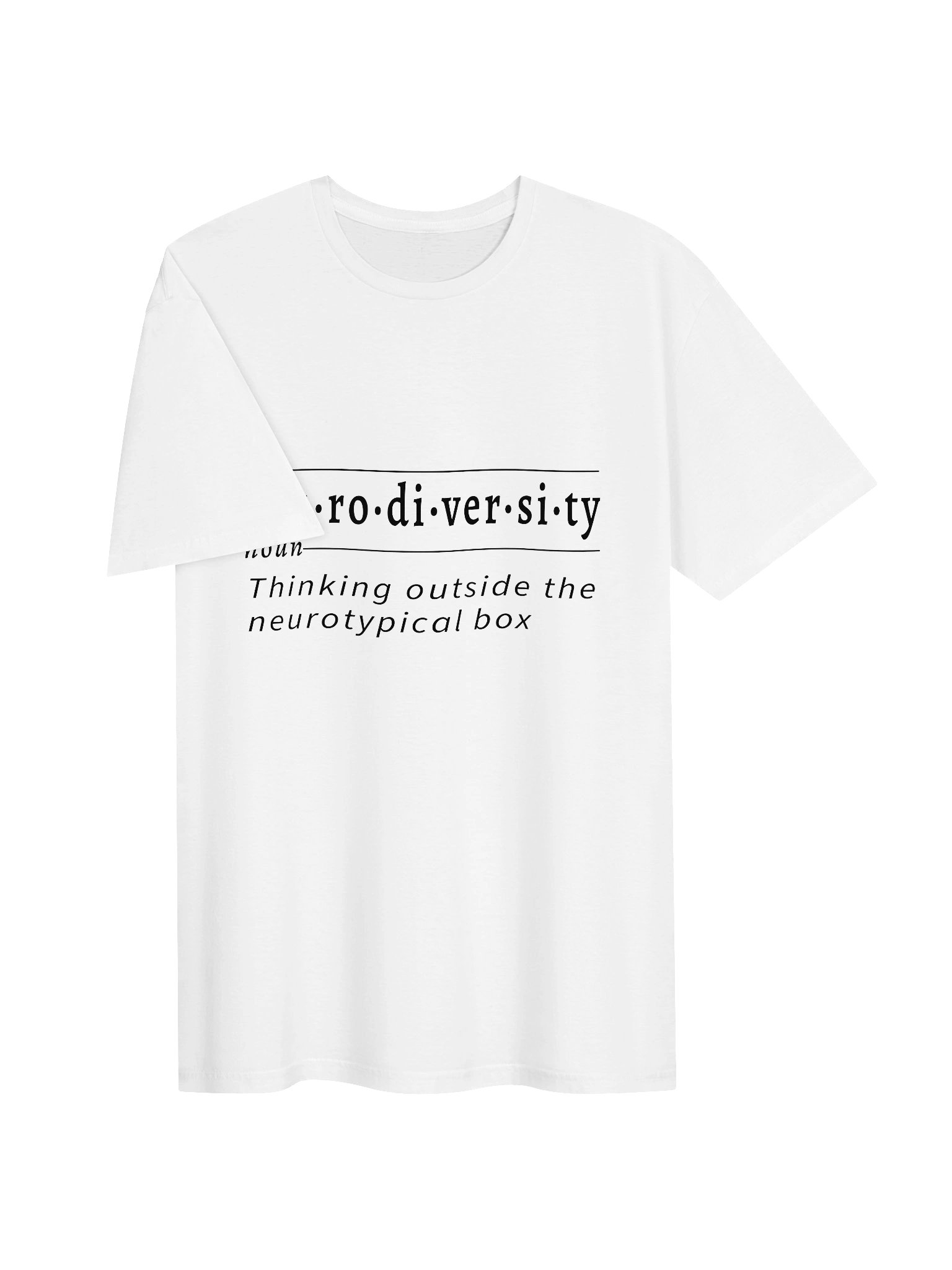 Neurodiversity Def Unisex Tee blk v1 product image (13)