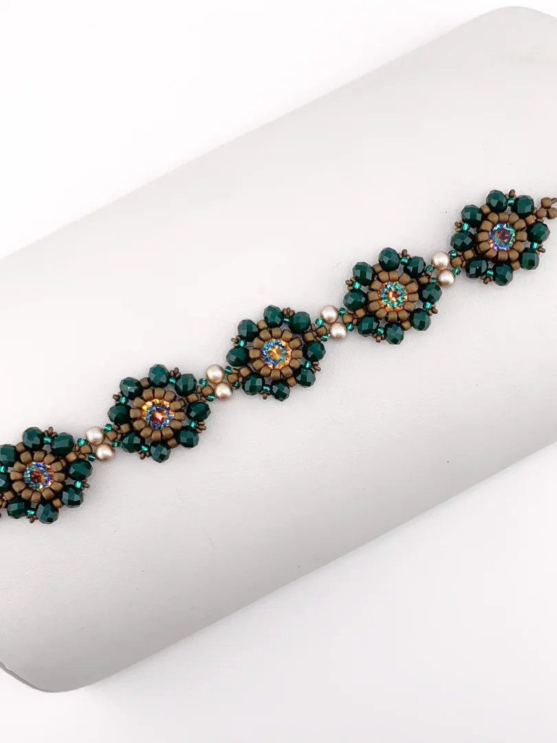 Beading Pattern - Cloverlight Crystal Bracelet product image (4)