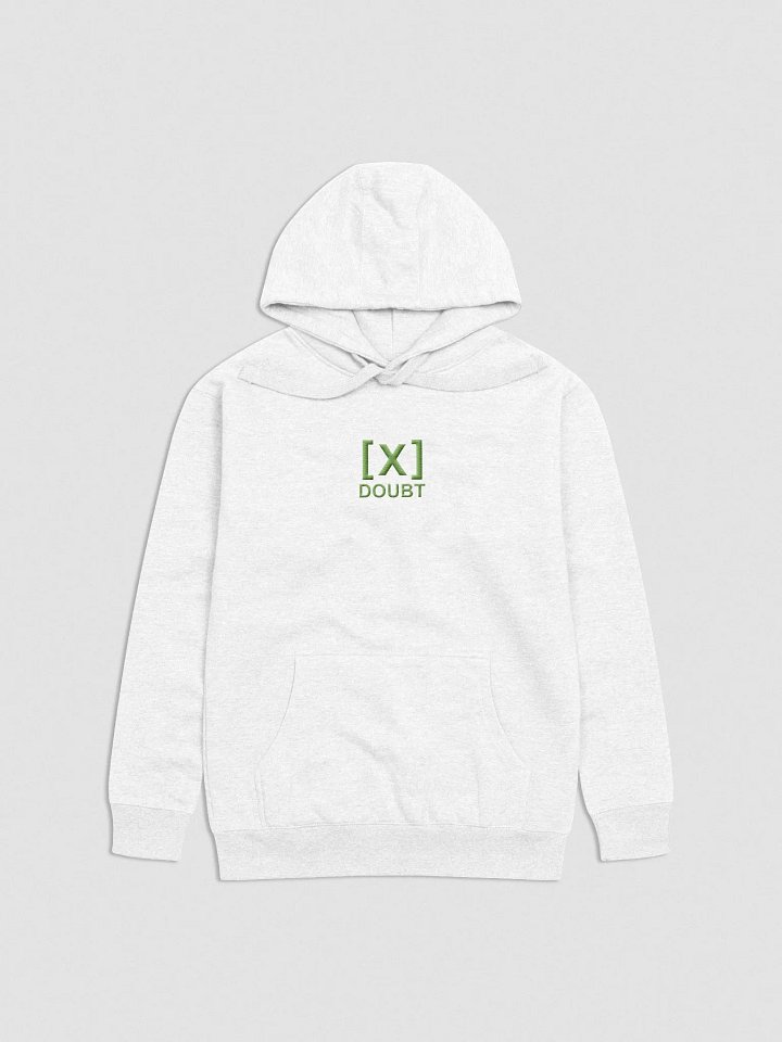 [X] DOUBT embroidered hoodie product image (1)