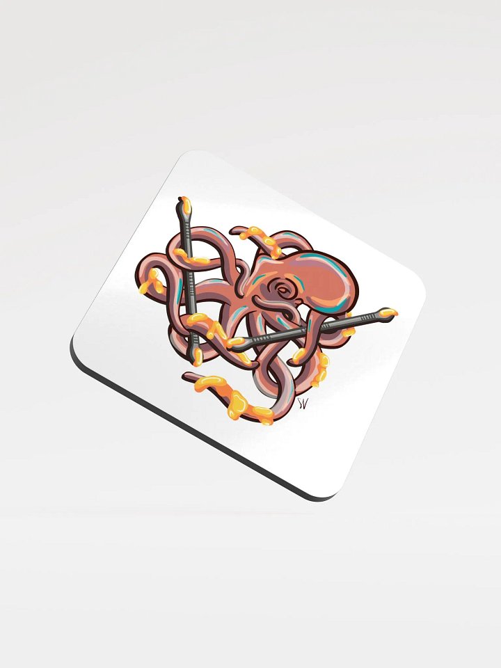 Dabbing Septopus Single Dab Coaster product image (1)