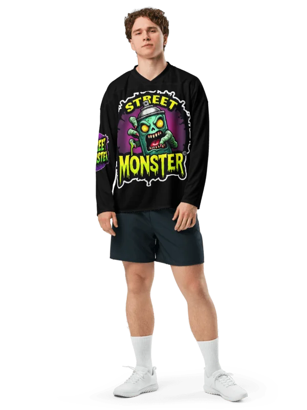 LIMITED EDITION - CNX Core All-over print Unisex Long Sleeve Tee — Street Monster 001 product image (6)