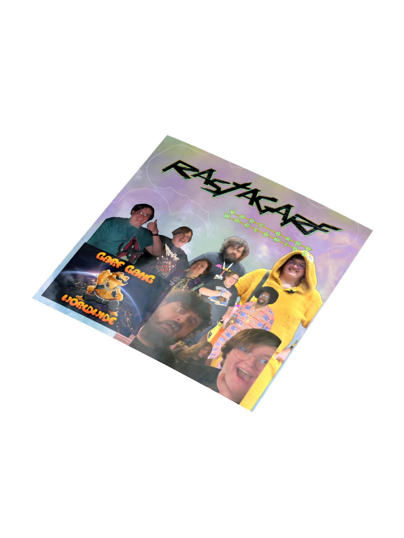 2026 Garfin around the world holographic sticker product image (7)