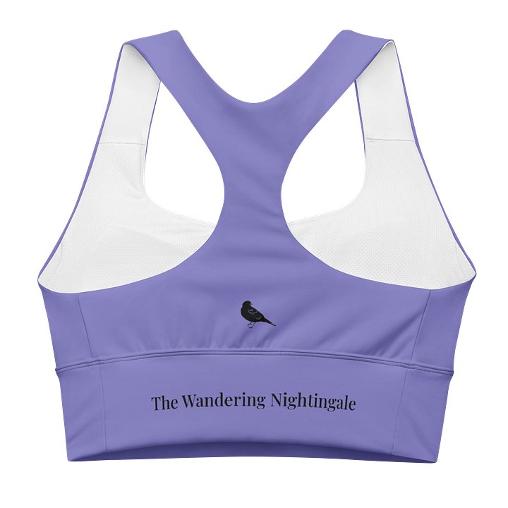 Lavender Nightingale's Song Sports Bra product image (2)